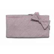 Americana Seersucker Stripe  Patriotic Cummerbund and Tie Set